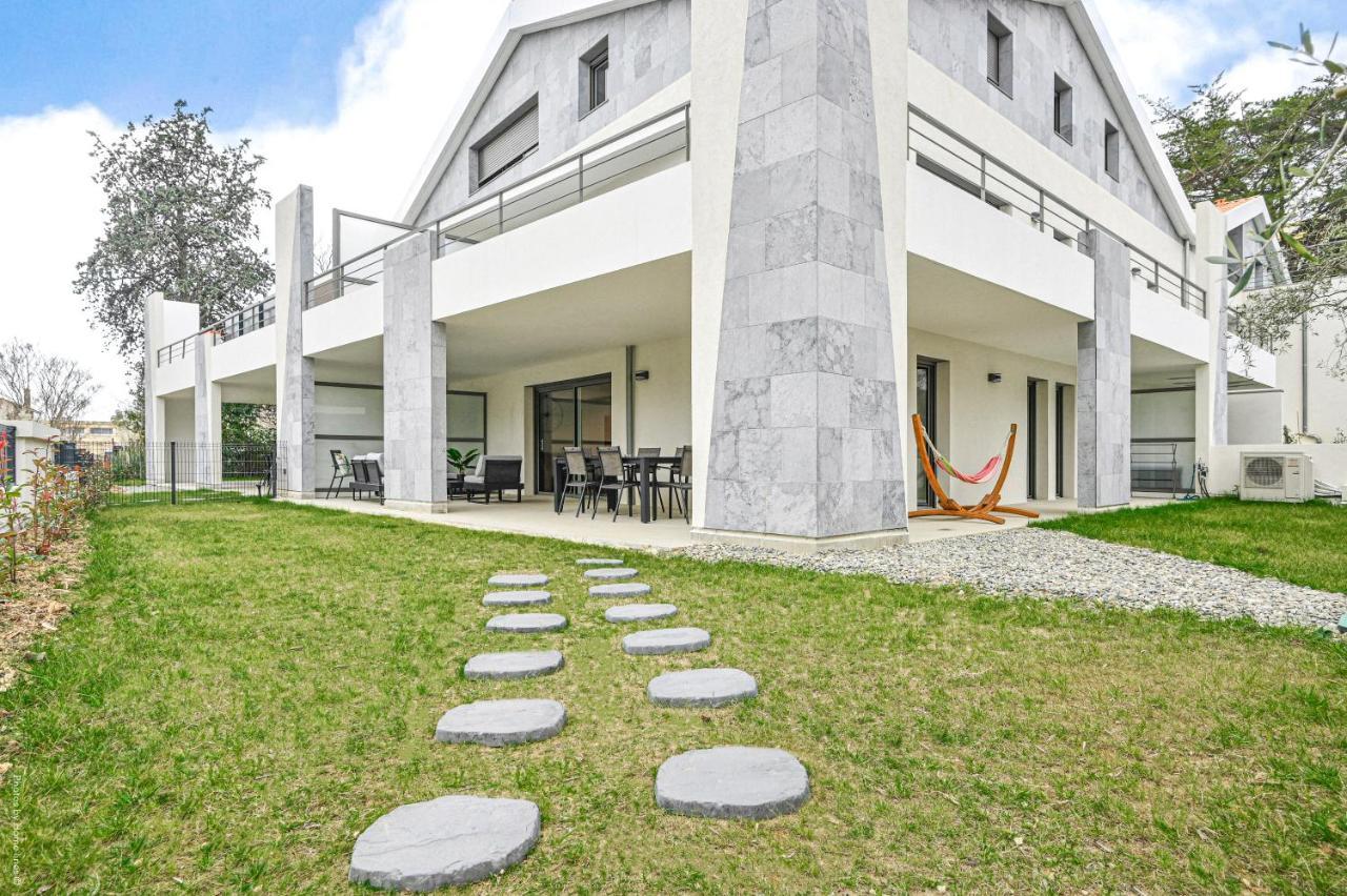 T4 Neuf - Jardin-Terrasse Et Piscine - Acces Direct Plages Et Centre Village - App C 12 Сен-Сир-сюр-Мер Экстерьер фото