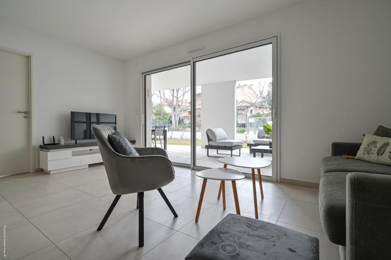 T4 Neuf - Jardin-Terrasse Et Piscine - Acces Direct Plages Et Centre Village - App C 12 Сен-Сир-сюр-Мер Экстерьер фото