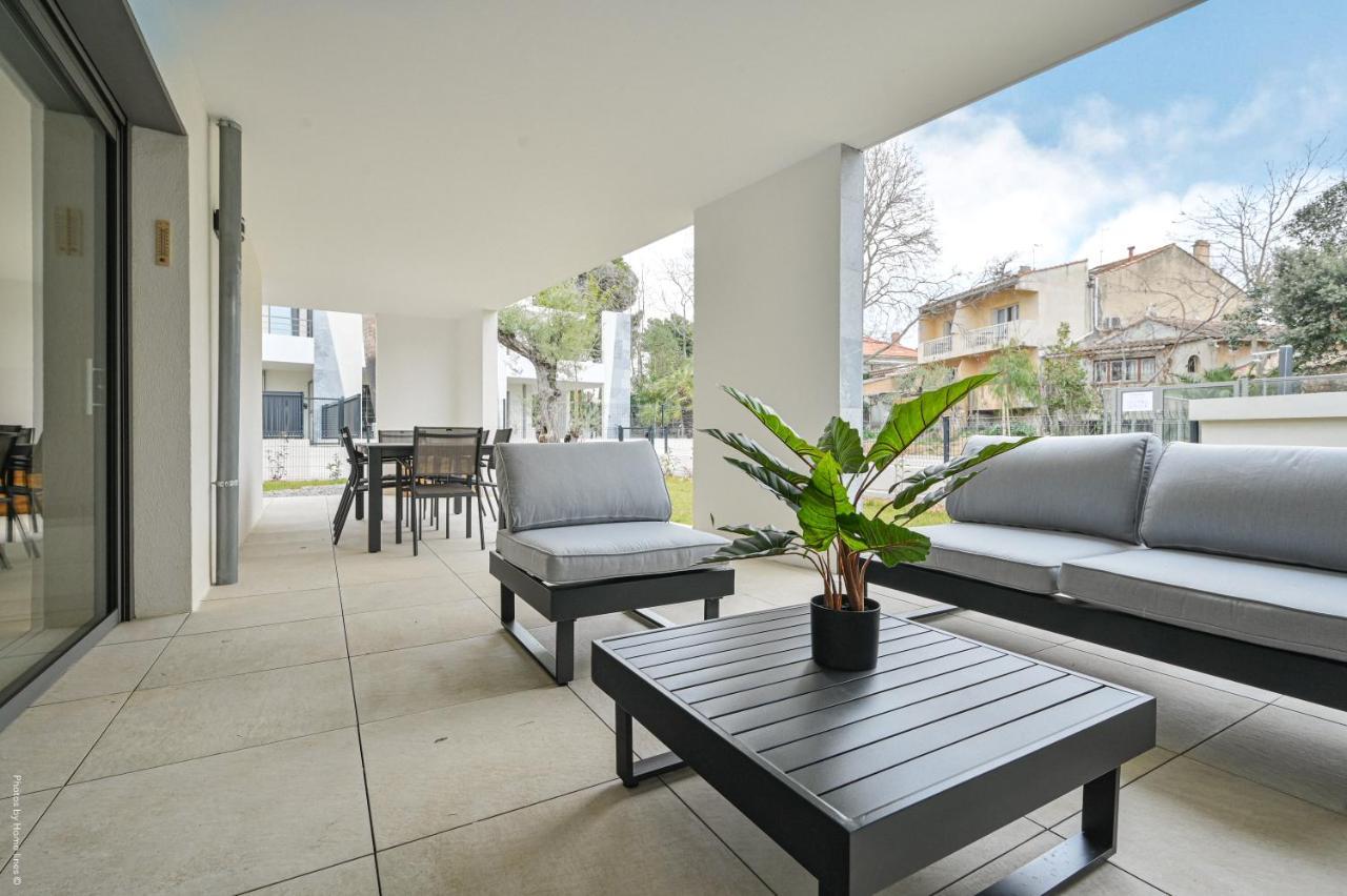 T4 Neuf - Jardin-Terrasse Et Piscine - Acces Direct Plages Et Centre Village - App C 12 Сен-Сир-сюр-Мер Экстерьер фото